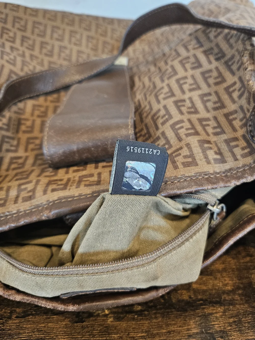 Fendi Zucca FF Canvas Tote